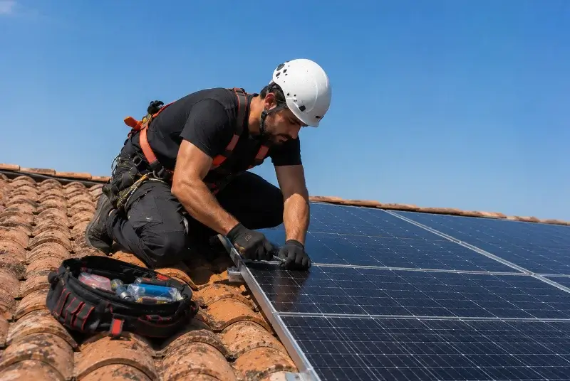 Maintenance et monitoring de panneaux solaires à Quintal