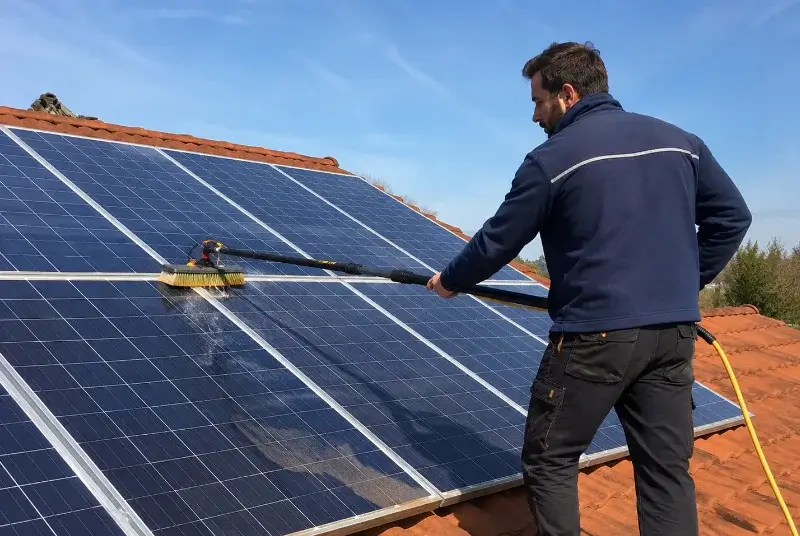 Nettoyage et entretien de panneaux solaires à Quintal